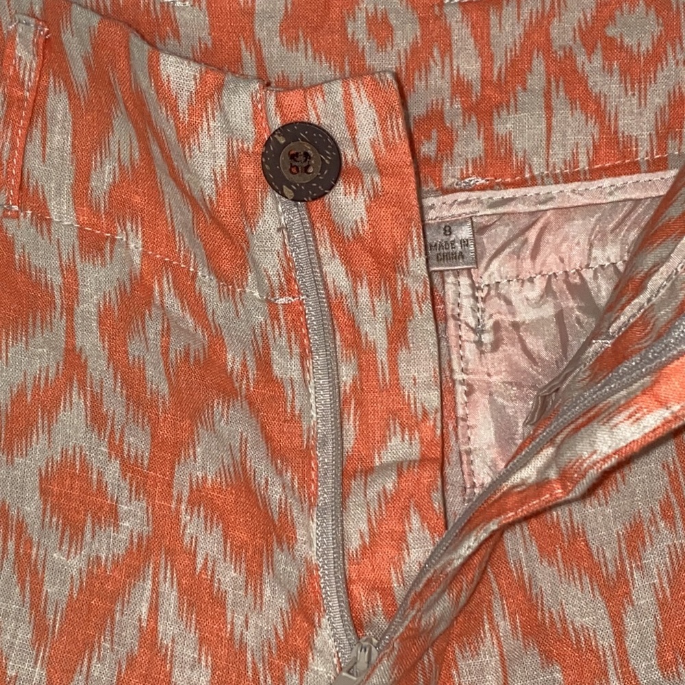 Kenar Fun Geometric Pattern Linen Boho Printed Cu… - image 5